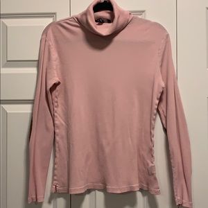 Ralph Lauren Pink Ribbed Turtleneck